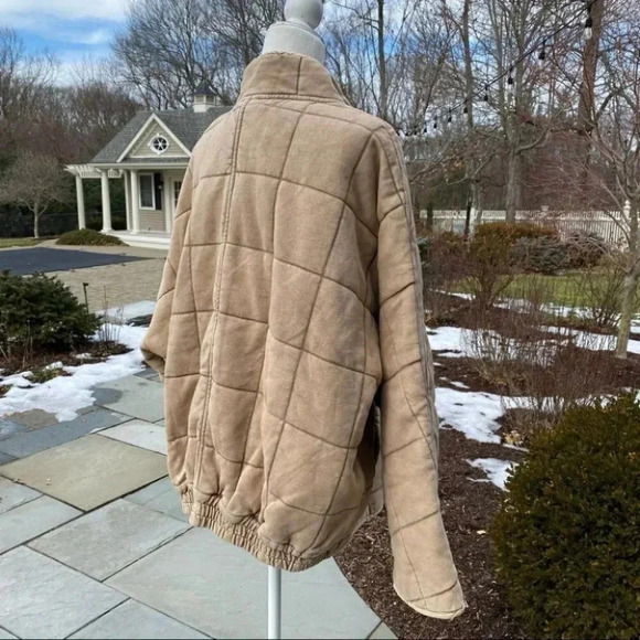 NWT Free People Quilted Dolman Jacket Bomber Oversized in Rose with Gold Zipper - Picture 12 of 13